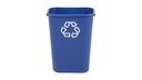 BOTE P/BASURA 15 GAL.2957-73 RUBBERMAID P/RECICLAJE