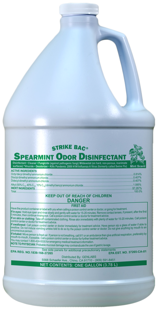 LIMPIADOR DESINFECTANTE GERMICIDA STRIKE BACK GENLABS