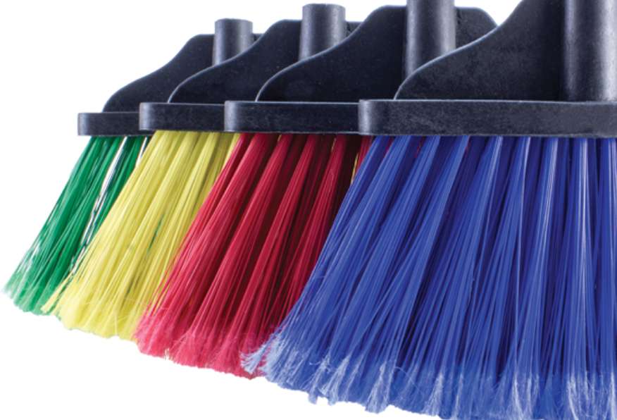 ESCOBA ABANICO ROJO 8300R