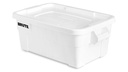 CAJA DE PLASTICO C/TAPA BRUTE 9S31 BLANCA