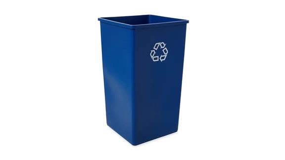 BOTE P/BASURA 50 GAL 3959-73 RECICLABLE AZUL