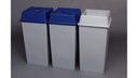 BOTE P/BASURA 35 GAL RUBBERMAID 3958 GRIS