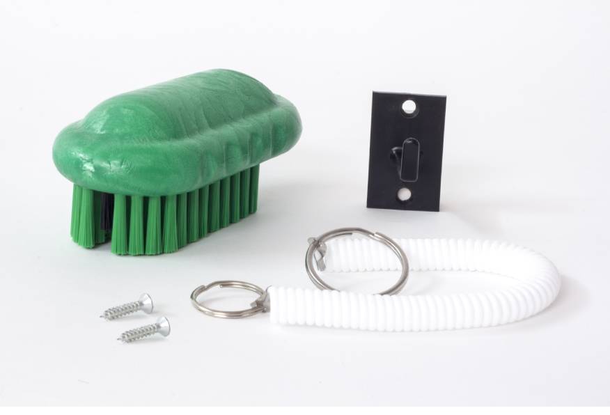 KIT DE CEPILLO, CORDON Y GANCHO VERDE 4931G