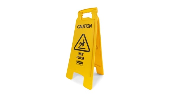 SEÑALAMIENTO DE PRECAUCION PISO MOJADO 6112-77