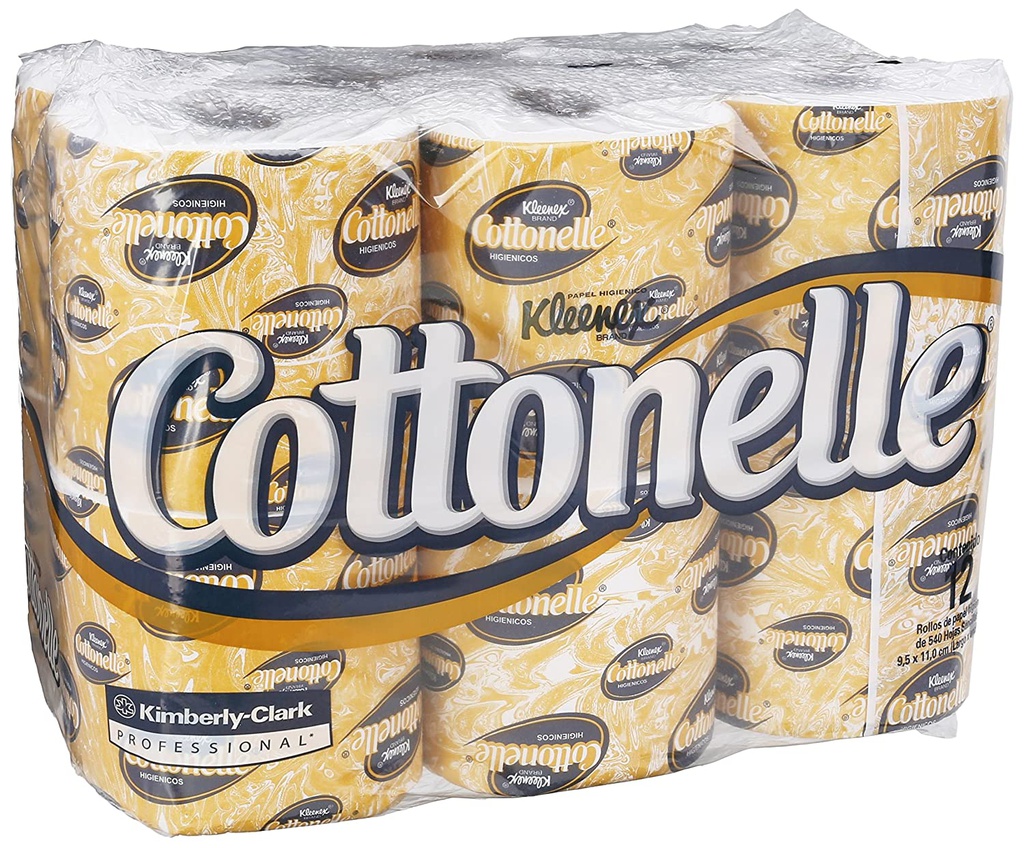 HIGIENICO KLEENEX COTTONELLE 6/12 C/72 BULTO 540HS 90498