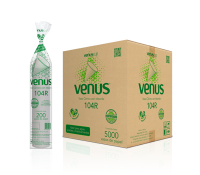 [42VR] CONO VENUS 104R  4 1/4 OZ. CAJA C/5000