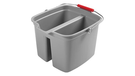 [RCP261700] CUBETA DOBLE RUBBERMAID 2617-00 GRIS