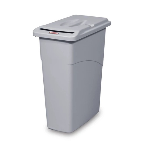 [FG9W1500] BOTE SLIM JIM C/TAPA P/DOCUMENTOS 9W1500 GRIS